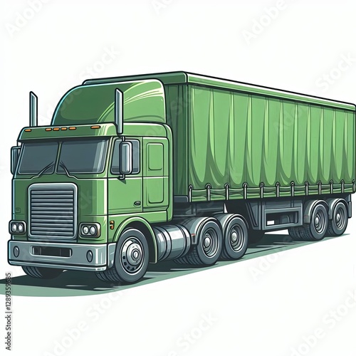 Modern Semi-Truck Design photo