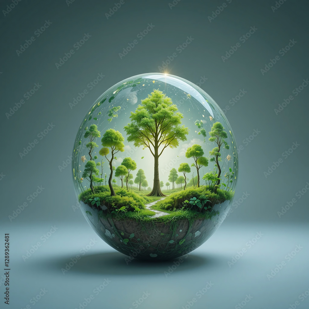 A conceptual image of sustainability, showcasing renewable energy, eco-friendly materials, and nature, symbolizing environmental responsibility and a green future. A conceptual image of sustainability, showcasing renewable energy, eco-friendly materials, and nature, symbolizing environmental responsibility and a green future.
