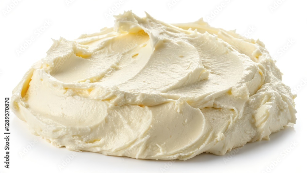 Creamy Spread, White Background Creamy Spread, White Background