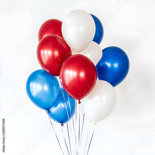 Red White Blue Balloons: Patriotic Party Decorations
