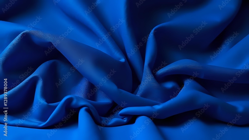 Fototapeta premium blue satin background