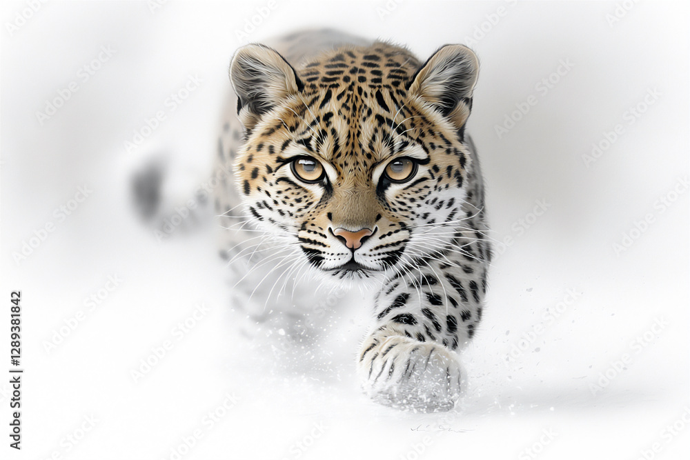 Fototapeta premium wildlife art: drawing predators in action explore techniques for drawing