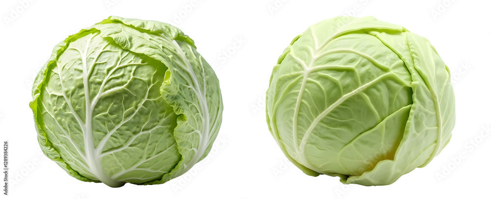 cabbage isolated on white background cabbage isolated on white background