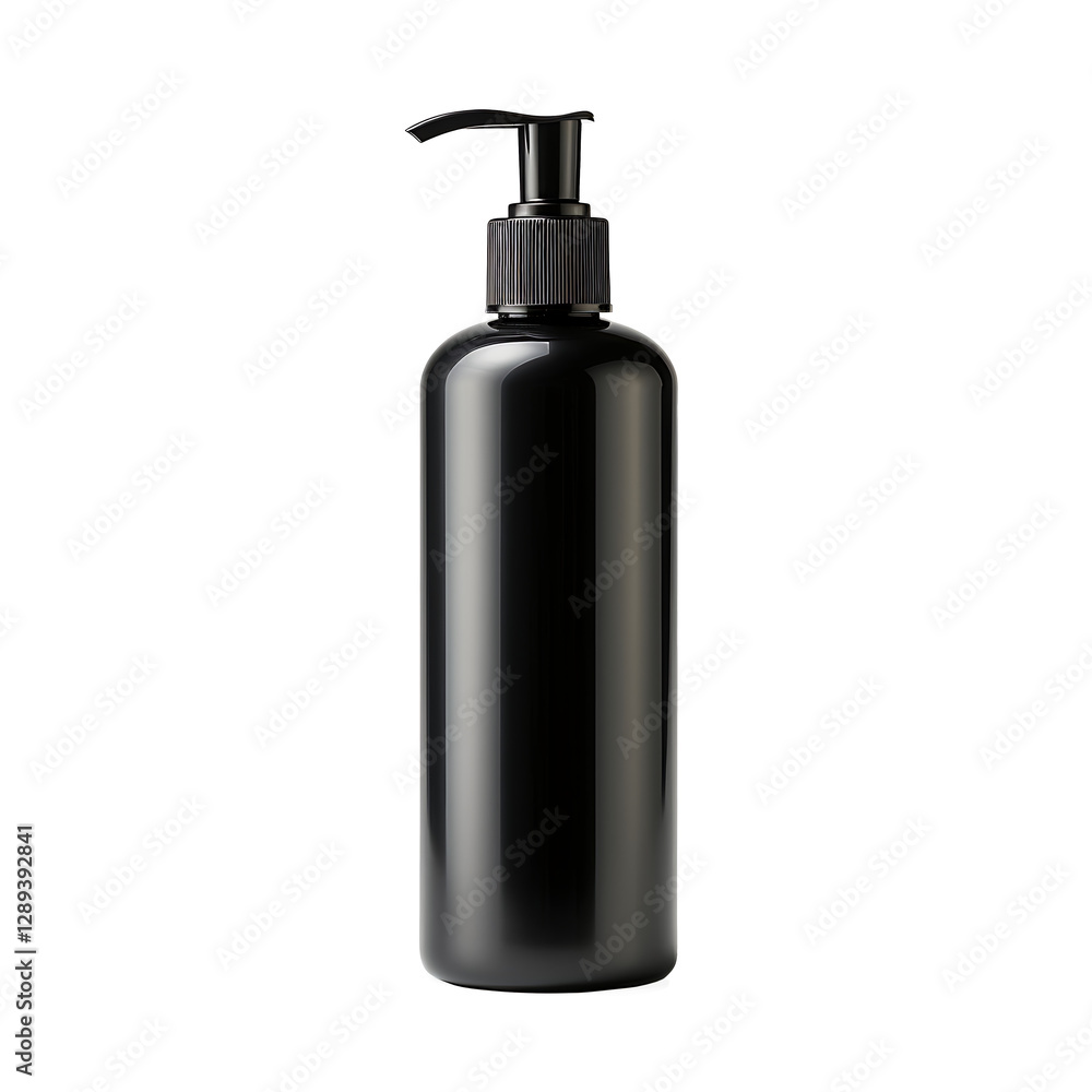 Black Refillable Bottle Isolated on transparent background Black Refillable Bottle Isolated on transparent background
