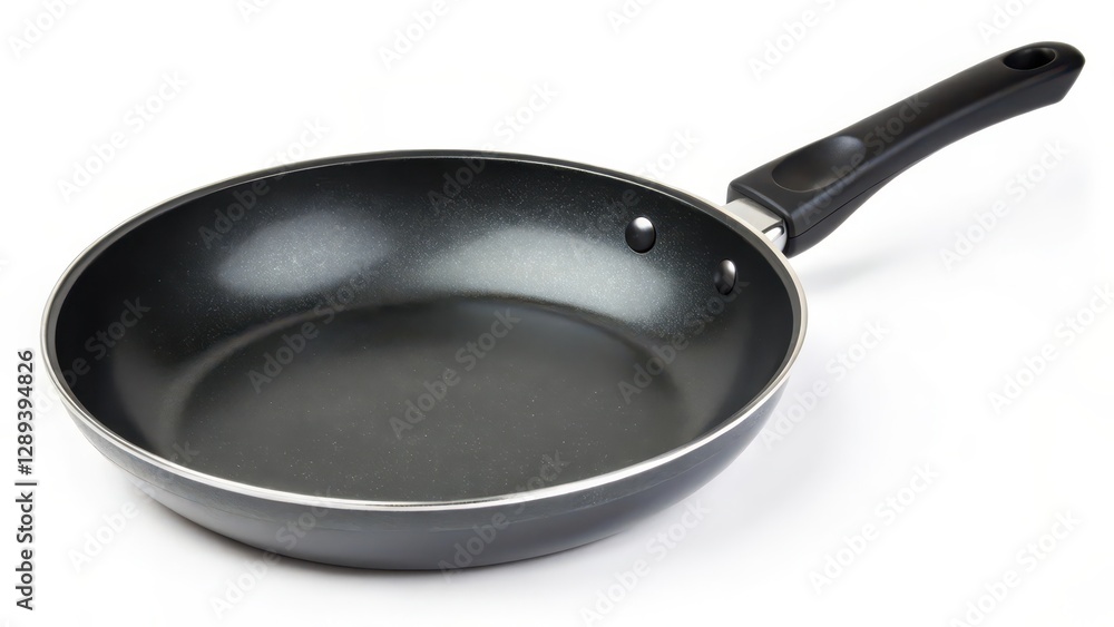 Non-stick Frying Pan on White Background Non-stick Frying Pan on White Background