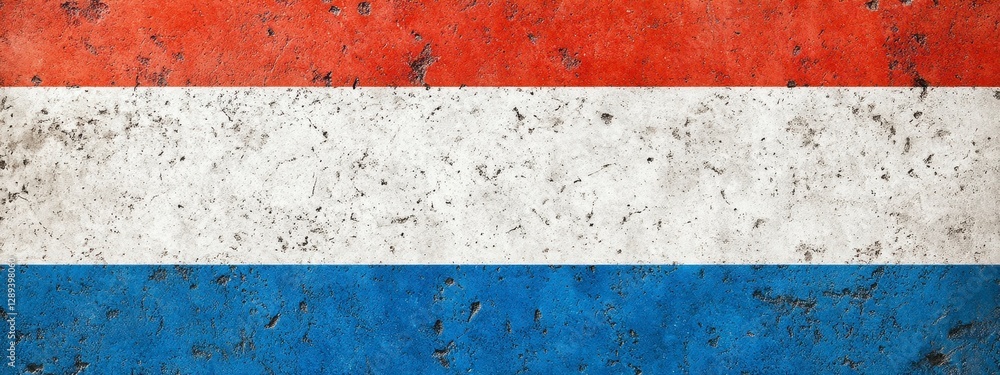A textured and weathered representation of the flag of Luxembourg, showcasing its distinct colors and design elements. A textured and weathered representation of the flag of Luxembourg, showcasing its distinct colors and design elements.