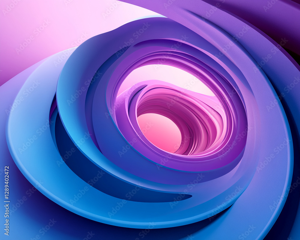 Abstract swirl of vibrant blue and purple curves creating a 3D flowing design, symbolizing motion, energy, and modern aesthetics in a dynamic digital space. Abstract swirl of vibrant blue and purple curves creating a 3D flowing design, symbolizing motion, energy, and modern aesthetics in a dynamic digital space.