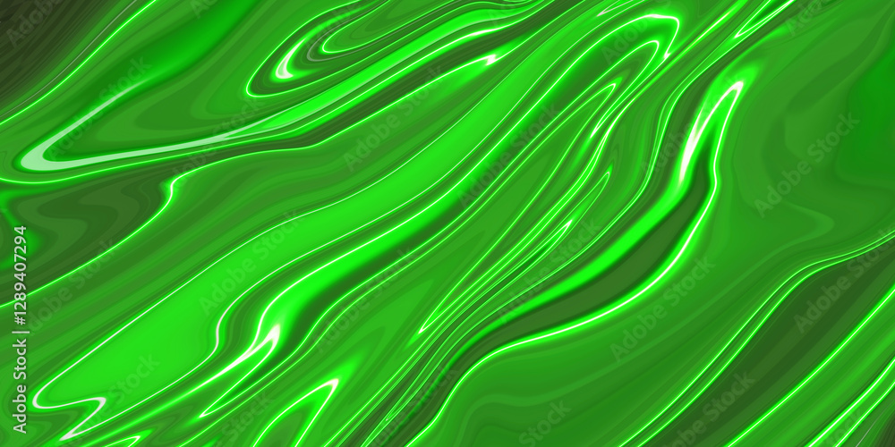 Abstract green fluid texture background with smooth, swirling patterns. The image features a glossy, liquid-like appearance, creating a sense of motion and depth. Abstract green fluid texture background with smooth, swirling patterns. The image features a glossy, liquid-like appearance, creating a sense of motion and depth.