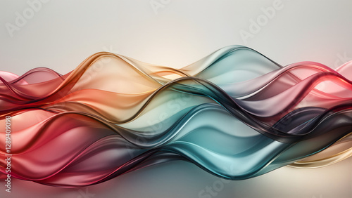 Vibrant Multi-color Wave Background