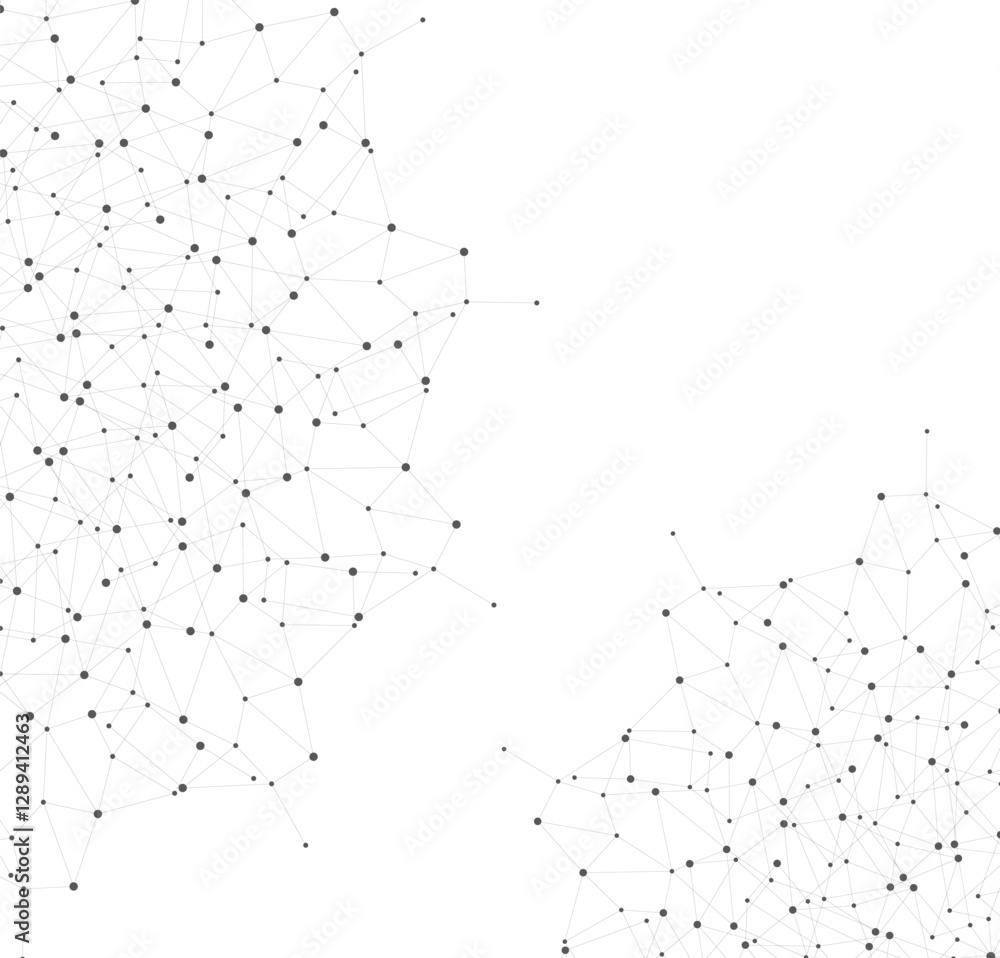 Connected dots abstract design Connected dots abstract design