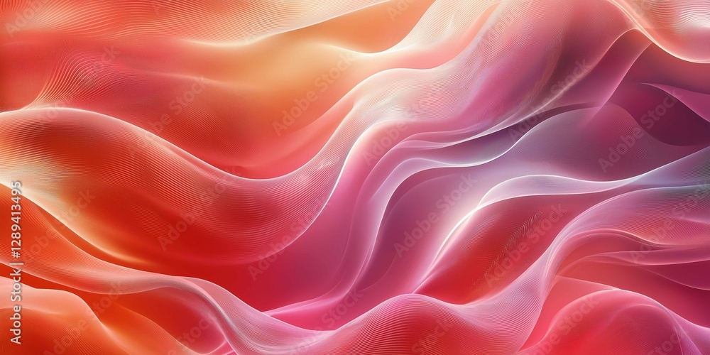 Obraz premium Abstract background with smooth fluid waves in muted tones, creating a professional and dynamic layout perfect for various applications and designs