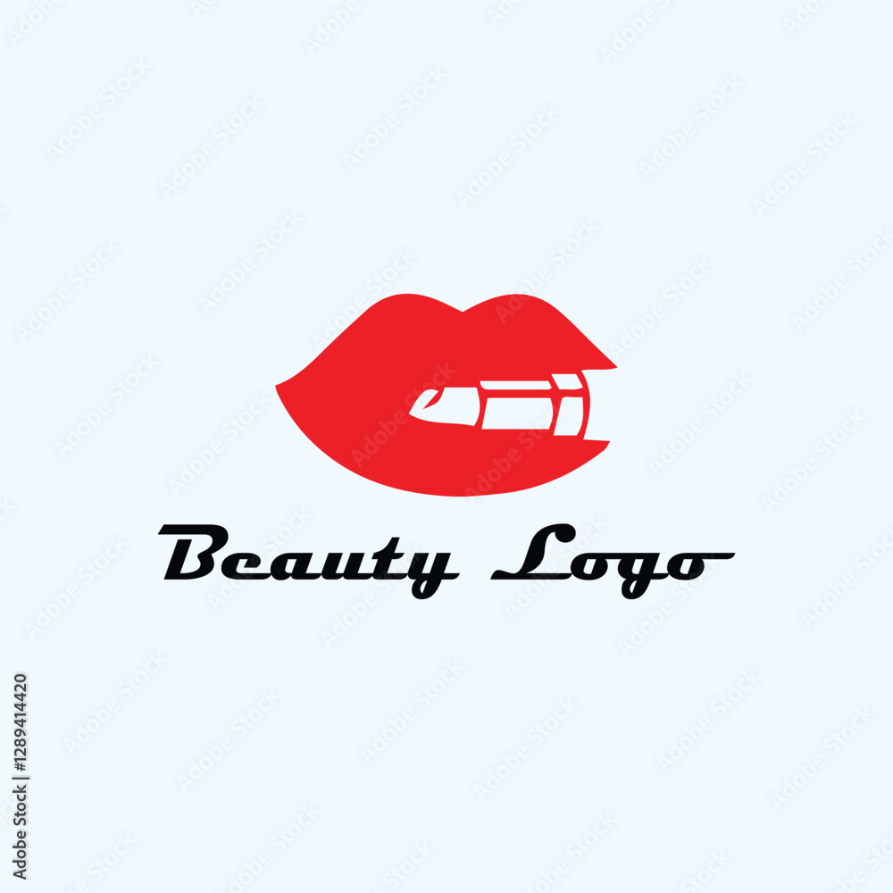 Obraz premium spa beauty salon and makeup natural beauty logo design vector