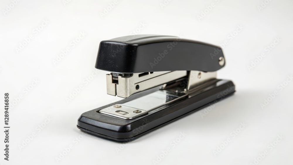 Black Stapler on White Background Black Stapler on White Background