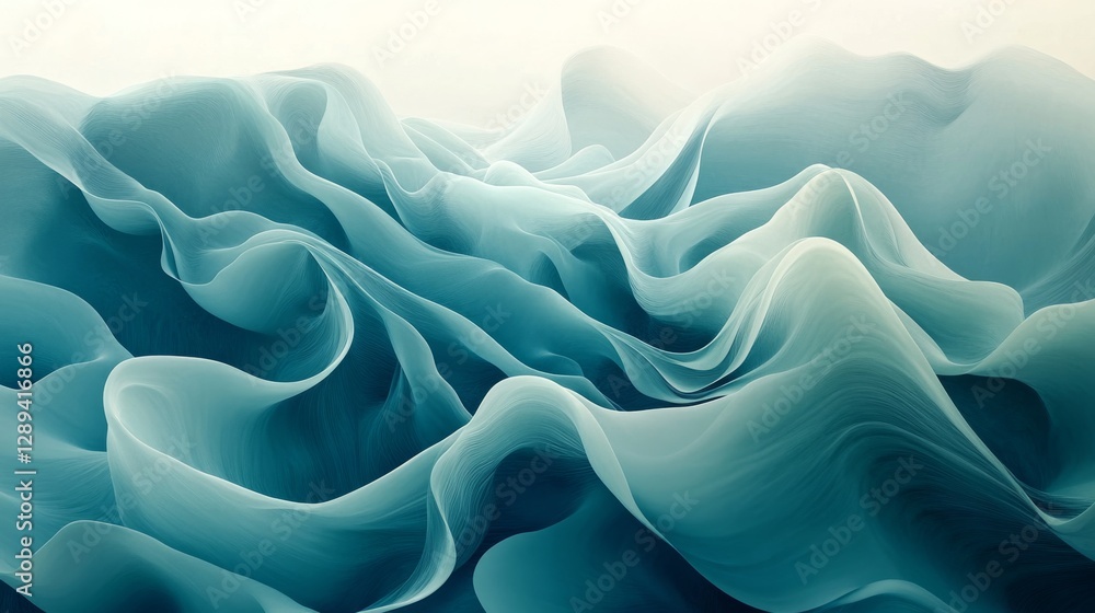 Obraz premium Abstract representation of flowing water creates a unique visual design
