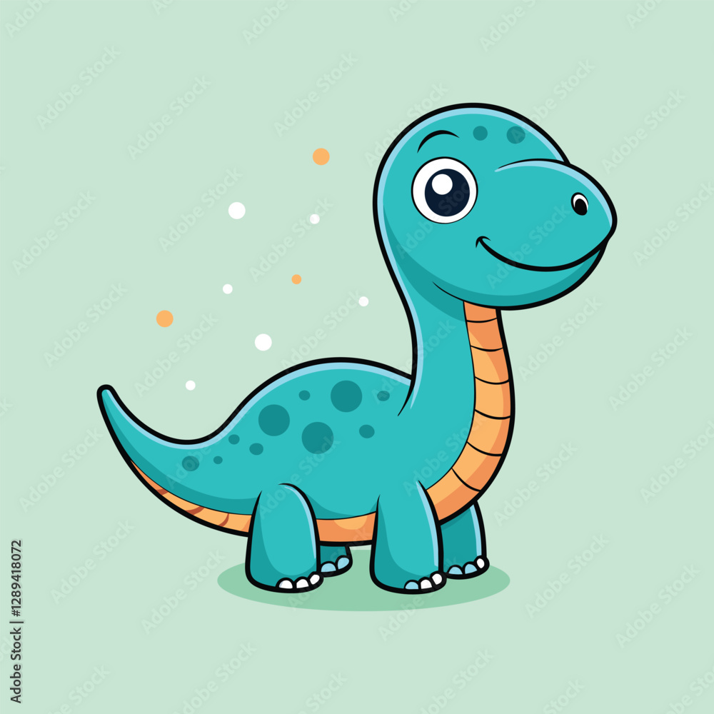 Cute Dinosaur Cartoon Vector Graphics Cute Dinosaur Cartoon Vector Graphics