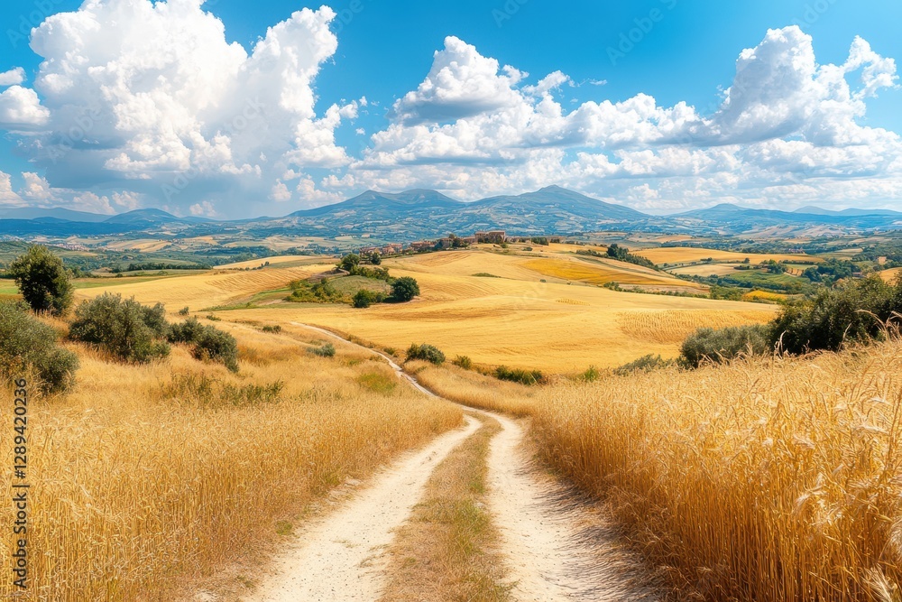 Obraz premium Rolling Hills of Romania