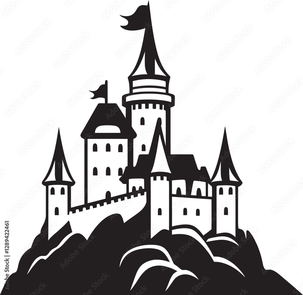Obraz premium The Castle of Whispered Secrets Unraveling the Mysteries Within
