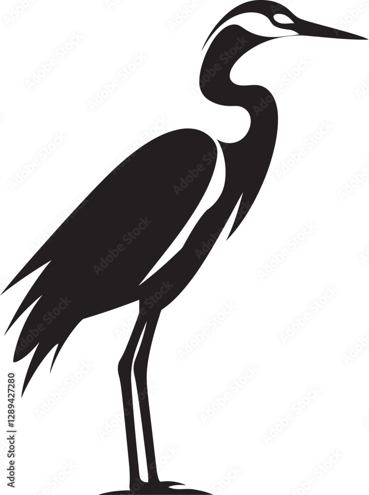 Obraz premium The Ecological Importance of Herons Indicators of Wetland Health and Biodiversity