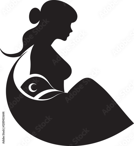 A Pregnant Woman Sitting on a Swing in the Backyard  Laughing with Her Partner as They Talk About Their Hopes and Dreams for Their Baby