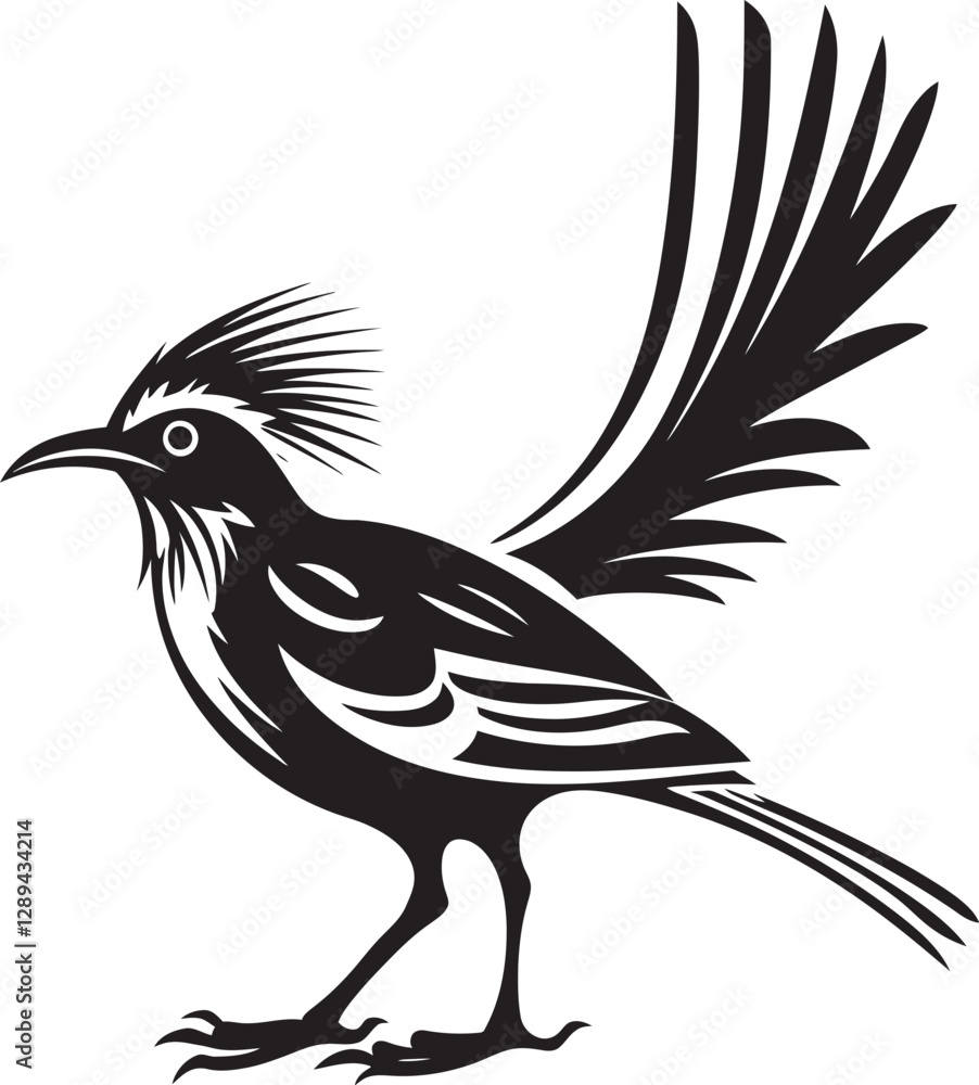 Obraz premium The Fastest Bird on Foot Celebrating the Roadrunner Unique Speed