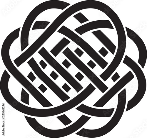 Knotting Dreams The American Flag Enhanced by Celtic Influences