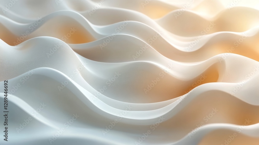 Obraz premium These beautiful soft waves appear to gently roll across a landscape