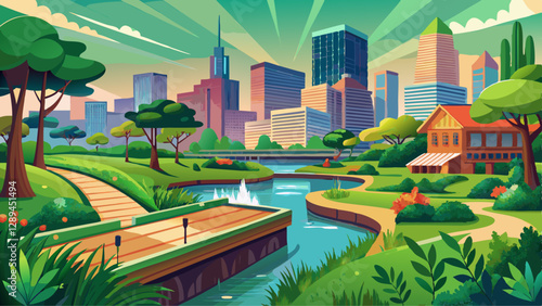 rural meets urban green space buffalo bayou park serenity