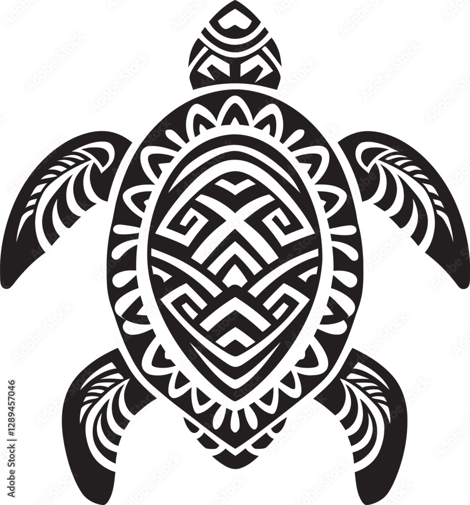 Fototapeta premium Understanding the Aztec Turtle A Multifaceted Symbol of Life and Growth