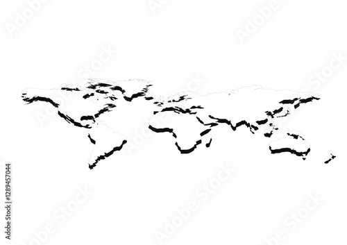 Obraz na płótnie mapa, geografia, kontynenty w salonie