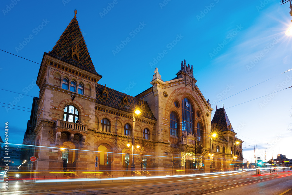 Fototapeta premium Budapest Central Market Hall
