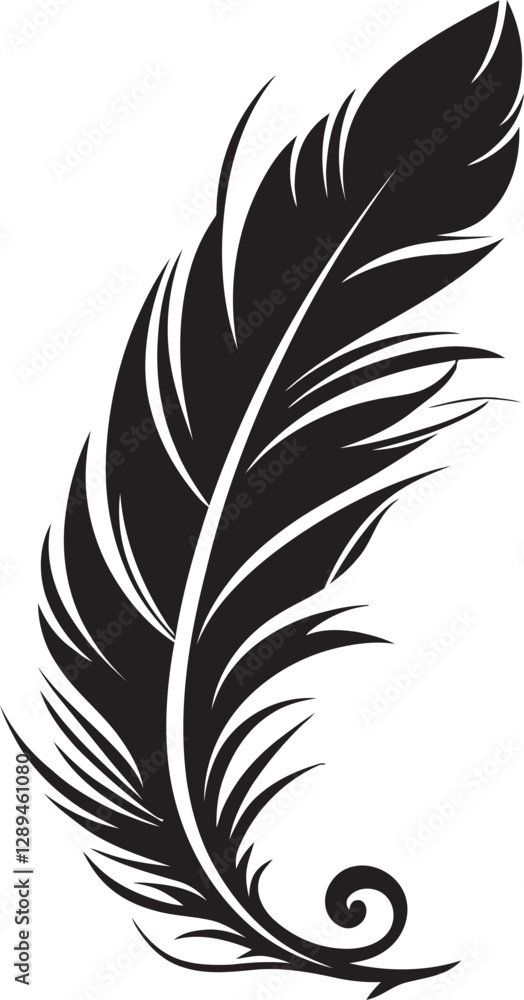 Fototapeta premium Bird Feathers in Nature Photography Capturing the Beauty of Avian Diversity
