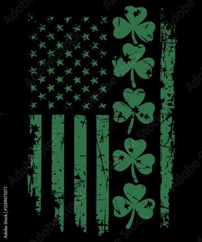 St Patricks Day LUCKY CHARMER Shamrock