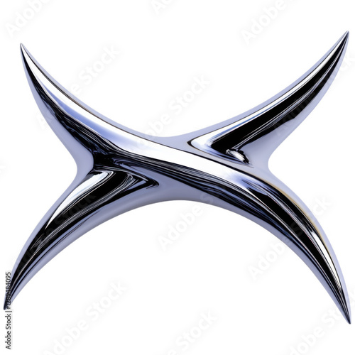 Intricate tribal metal design with gothic elements emphasizes neo and cyber aesthetics
