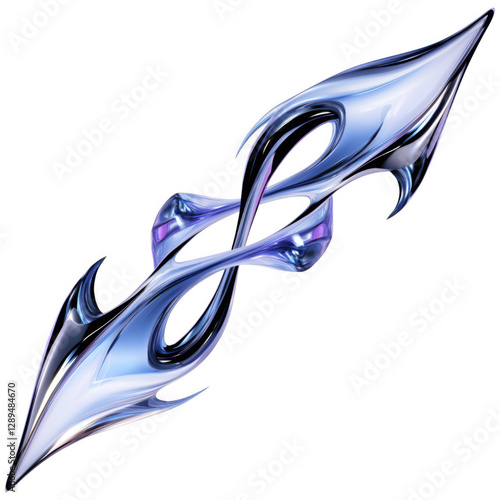 Intricate tribal design showcasing a stylized symbol with metal and gothic influences from y2k and emo aesthetics