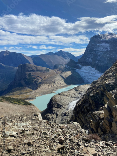 Grinnell Glacier in Glacier National Park Montana photo