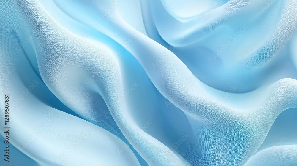 Obraz premium Light Blue Abstract Gradient Background with Minima