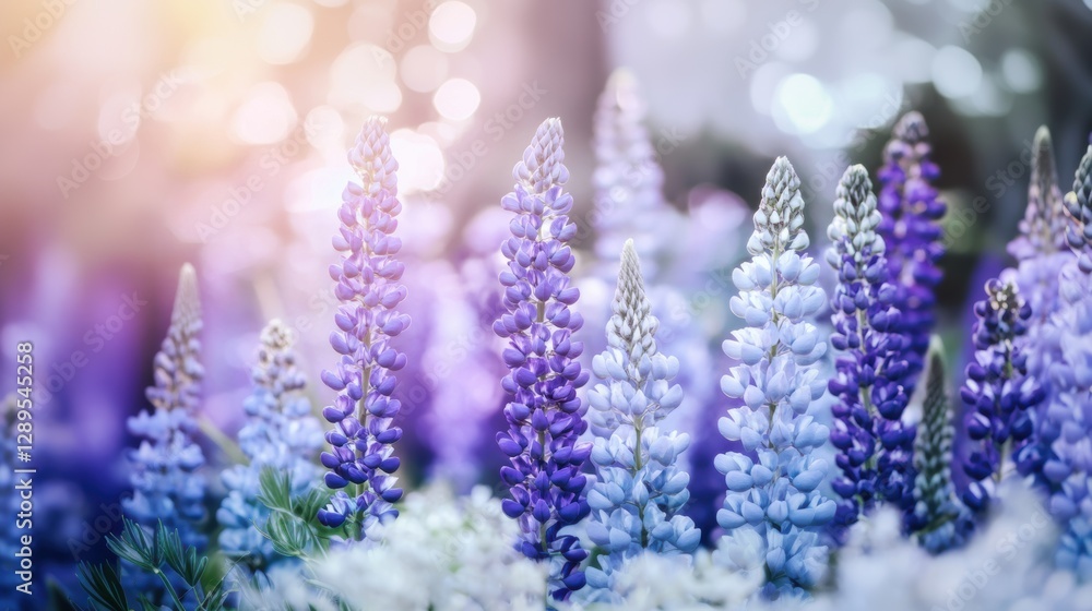 Naklejka premium Beautiful colorful wild flowers in Spring.