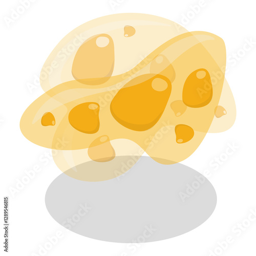3D Isometric Flat Vector Set of Viruses And Microbes, Bacterial Infection Microorganisms. Item 5