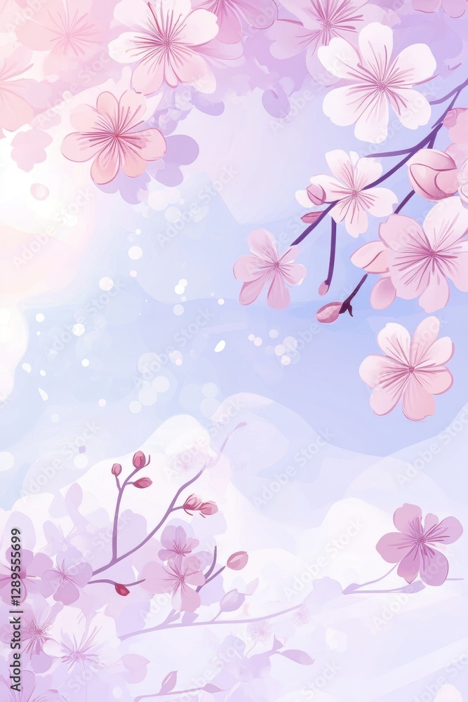 Beautiful background template made of Spring flowers. Beautiful background template made of Spring flowers.