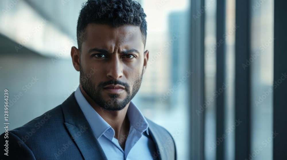 Confident businessman looking at camera Confident businessman looking at camera