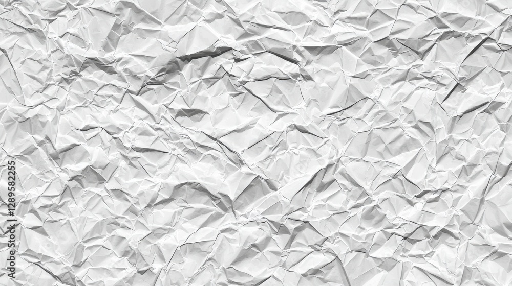 Crumpled White Paper Background Texture Crumpled White Paper Background Texture