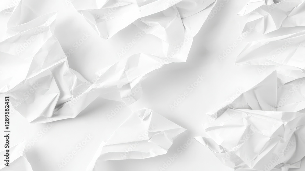 Obraz premium Crumpled Paper Textures for Creative Projects