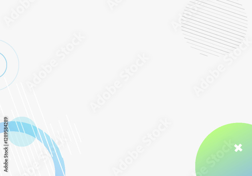 Sleek and modern composition with well-defined shapes and depth.