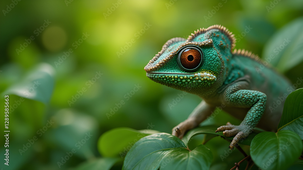 Chameleon blending in nature. Ultra realistic chameleon camouflage. Stunning leaf background. Nature photography of chameleons. Chameleon blending in nature. Ultra realistic chameleon camouflage. Stunning leaf background. Nature photography of chameleons.