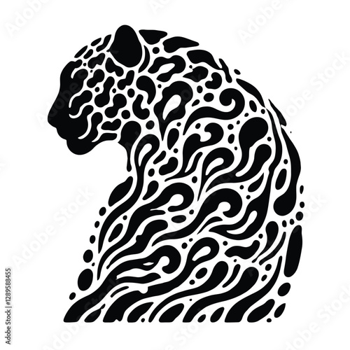 Leopard Silhouette Blending,