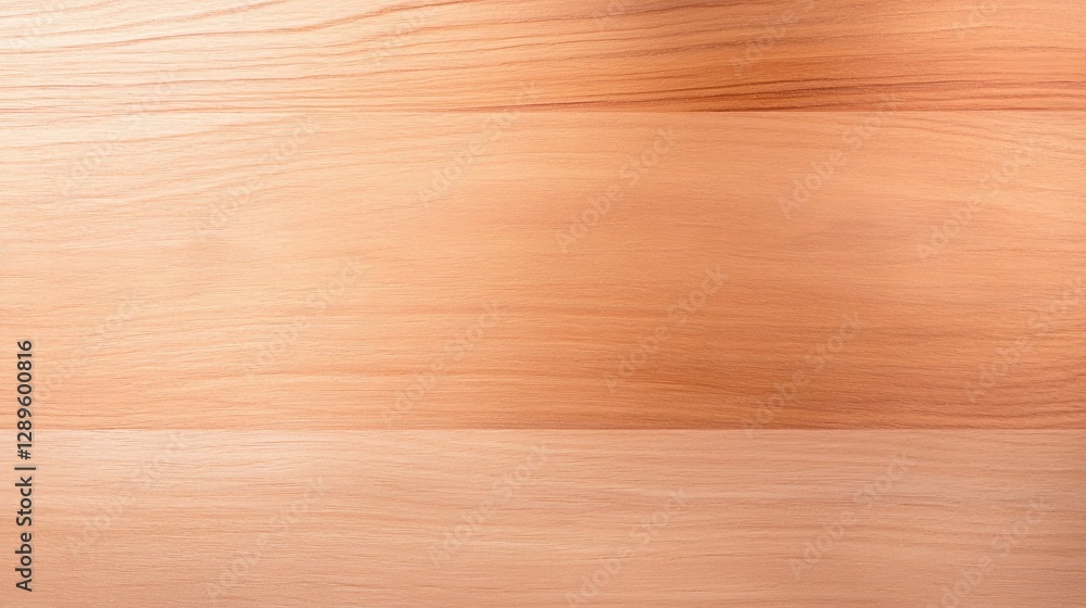 Naklejka premium Light brown wooden planks with gradient texture, smooth natural wood grain, modern stylish timber surface, high-quality warm rustic background, minimalistic interior design