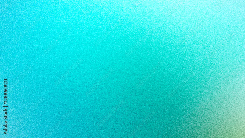 Turquoise grainy gradient texture, realistic noise effect background Turquoise grainy gradient texture, realistic noise effect background