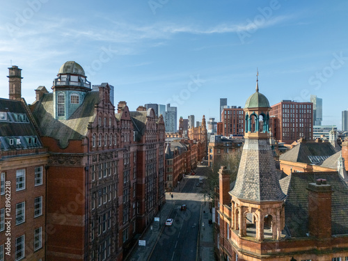 Whitworth Street in Downtown Manchester, England