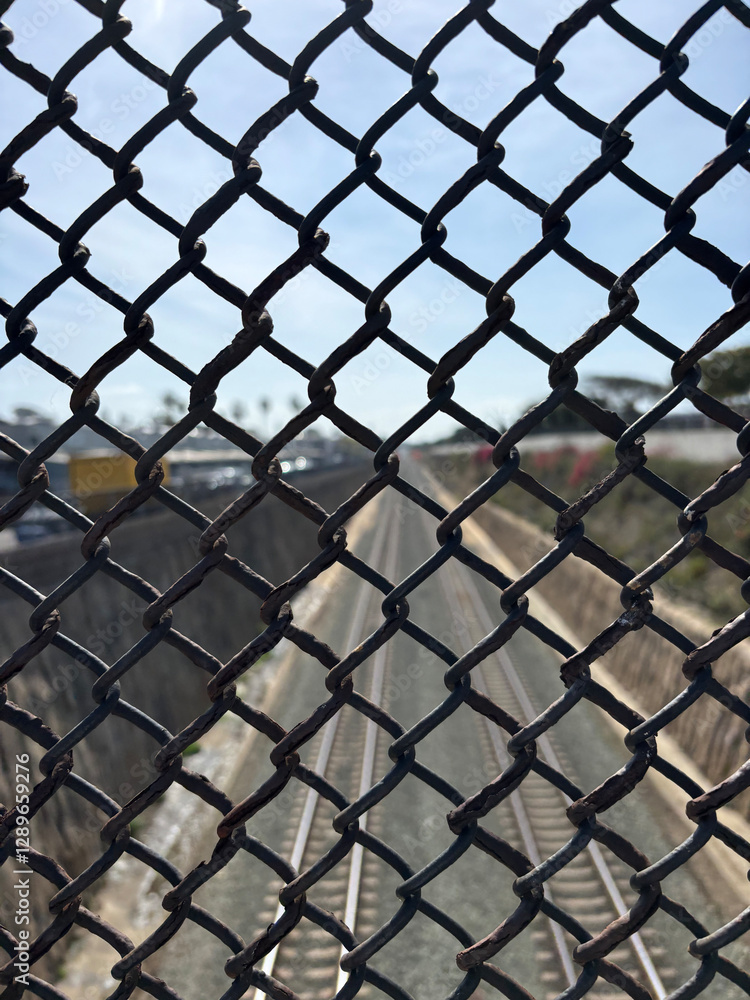 chain link fence chain link fence
