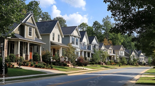 New homes on a quiet street in Raleigh NC New homes on a quiet street in Raleigh North Carolina House